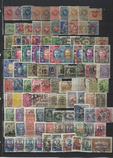 Litauen 100 verschiedene gestempelte Marken aus 1919 1930