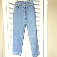 Vintage Levi's 550 Jeans Women s 10 28 /33Long Blue Denim Relaxed Fit 2000 Y2K