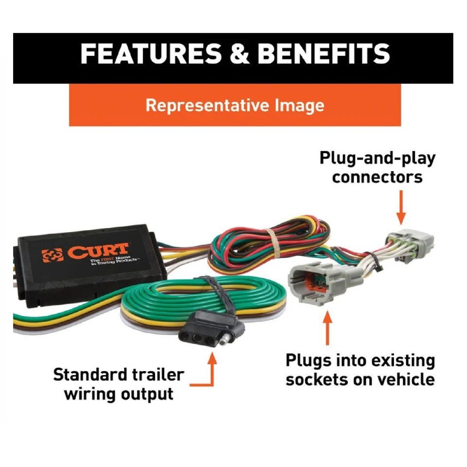 Cableado conector T Curt 56247 para Hyundai Sonata Foto 2 de 4