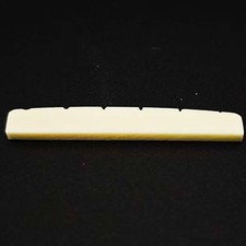 1Pcs 43mm Slotted Bone Electric Guitar Nut Tone Upgrade Durable for Guitar DIY