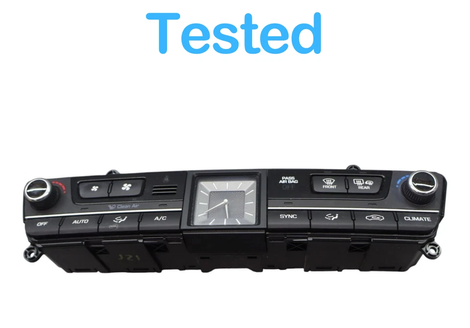 15-17Hyundai Genesis HVAC AC Heat Temperature Climate Control Switch Panel Oem - Image 3 of 4