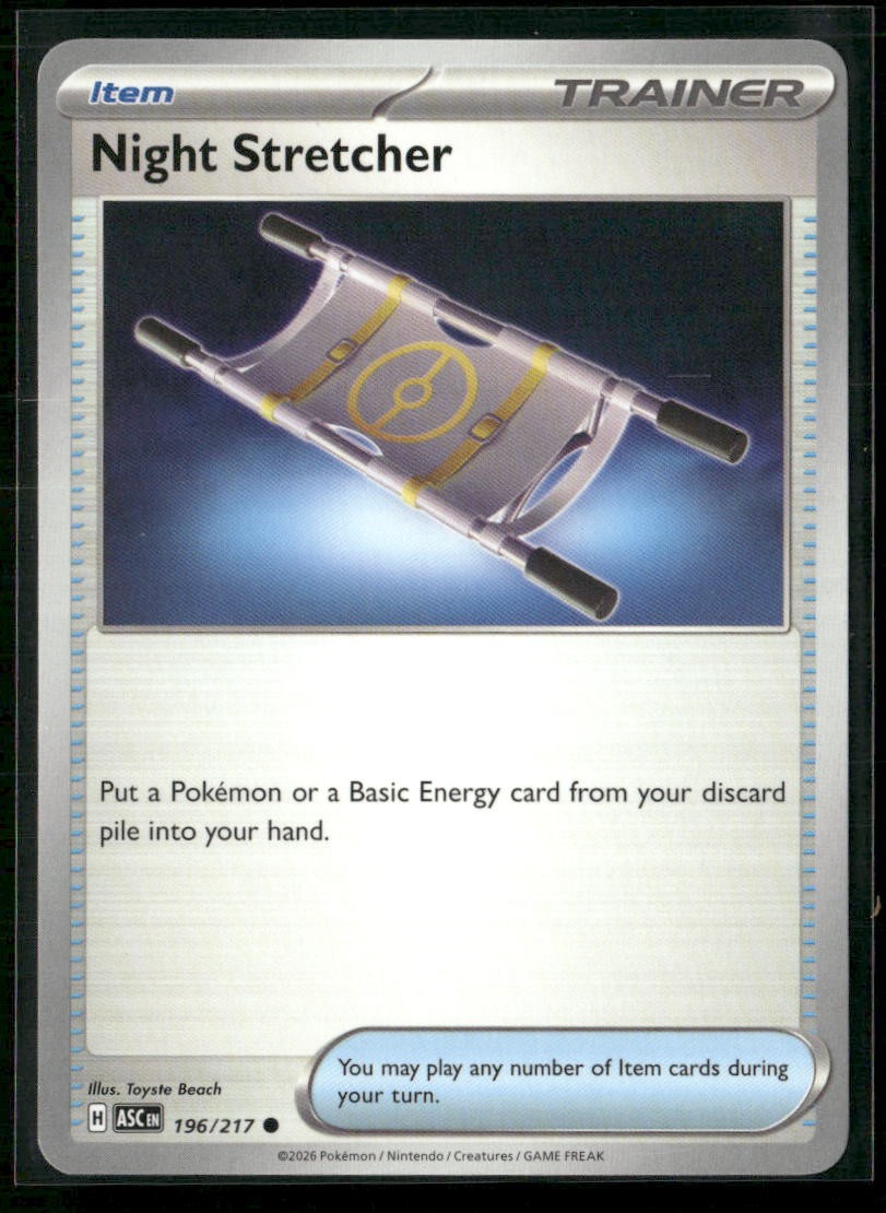 Night Stretcher ME: Ascended Heroes 196/217 Regular NM