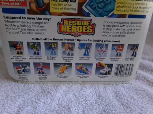 Vintage 1998 Fisher Price Rescue Heroes Perry Medic Jaws Of Life NEU - Bild 10 von 17