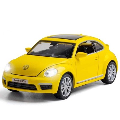 1:32 Volkswagen Käfer GSR Auto Modell Pull Back Alu Discast Street Metal Business