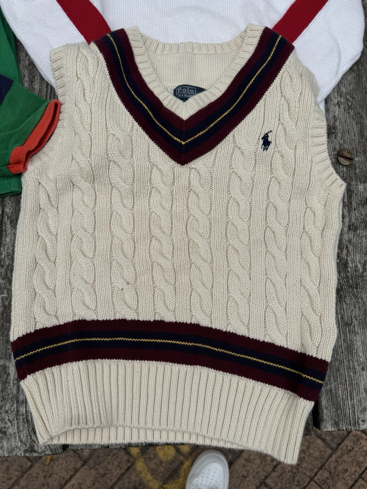 Boys Polo Ralph Lauren & Tommy Hilfiger Bundle Lot Sweater Shirt (4 pieces) image 5