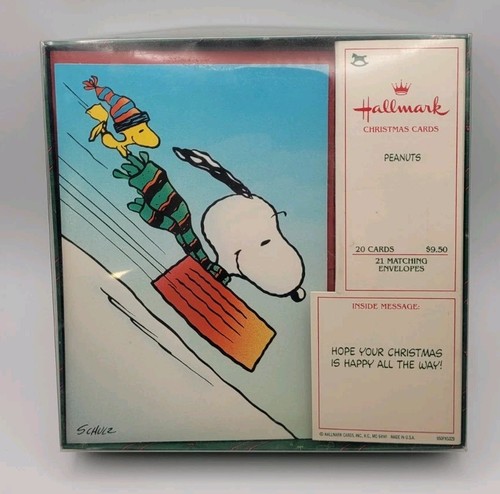 Hallmark Christmas Cards Peanuts Snoopy