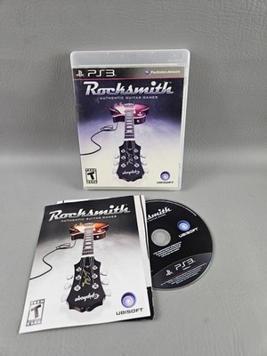 Rocksmith Authentic Guitar Games PS3 Video Game Music Simulation Ubisoft CIB