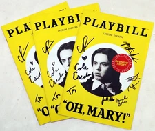OH, MARY! Cast Cole Escola Conrad Ricamora Signed Opening Night Playbill HoliBay