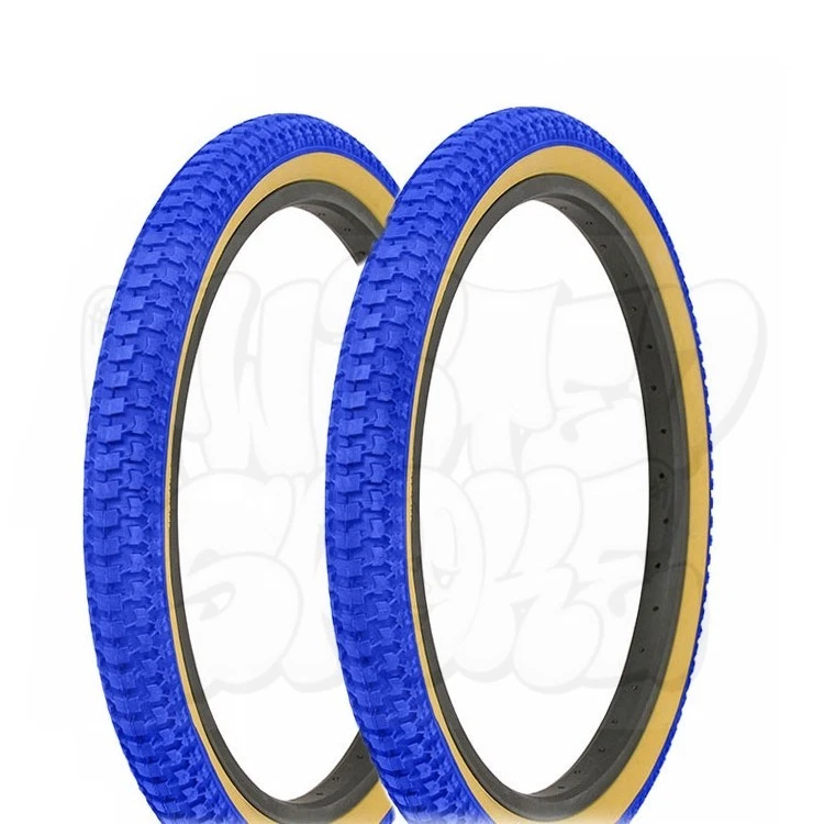 Blue 20 In Bicycle Tires for BMX Bike - Old School for sale | eBay