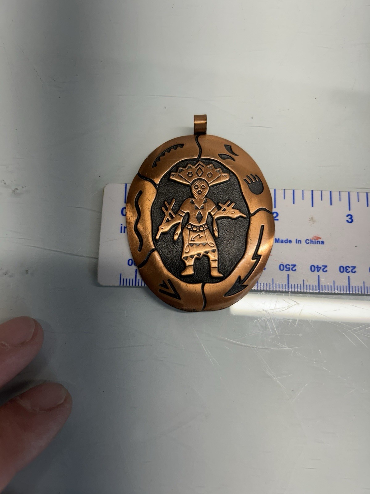 Solid Copper Pendant - image 5