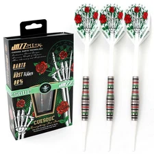 CUESOUL JAZZ-METAL 19g Soft Tip Darts 90% Tungsten Dart Set-Torpedo Shape