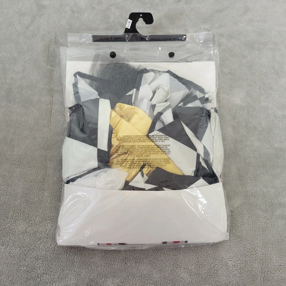 Adulto Mujer Halloween Disfraz Falda SOLO 2XL 18 20 Plus Bufón Joker Poker Mini Foto 4 de 4