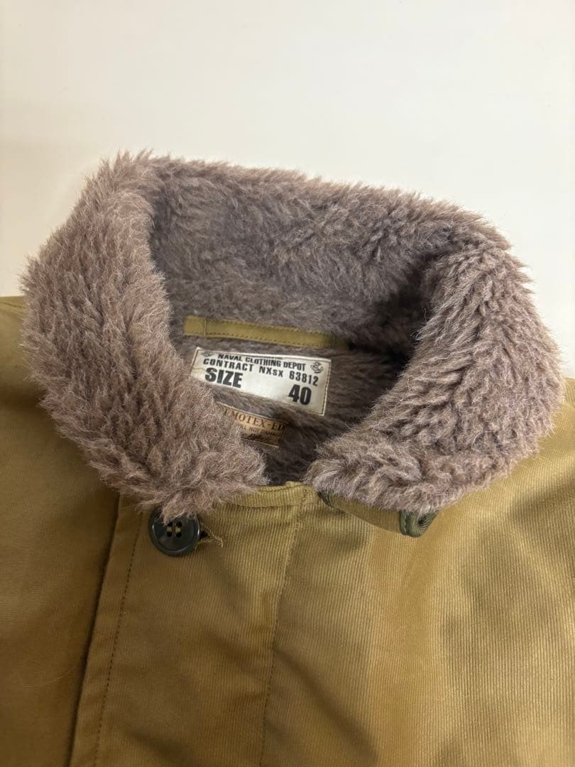 Buzz Ricksons BR15345 Type N1 Deck Jacket 42 Unus… - image 8