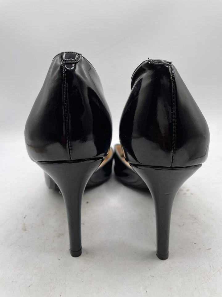 Marc Fisher D'Orsay Tacón Joey 2 Para Mujer Talla 9.5 Negro Charol Sin Cordones Foto 3 de 4