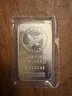 5 Ounce .999 Fine Silver Bar , Sunshine Minting, Sealed.
