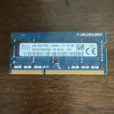 SK hynix 4GB DDR3L SO-DIMM PC3L-12800S RAM HMT451S6AFR8A-PB