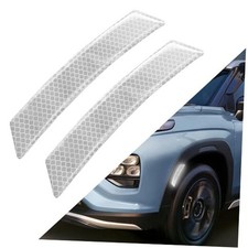 2PCS Reflective Trim Side Marker Stickers, Reflective Car Stickers, Side White