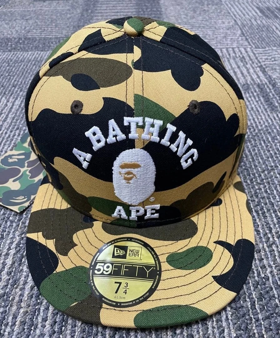 A Bathing Ape 迷彩男士棒球帽| eBay