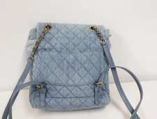 Chanel Matelasse A91121 Denim Cotton Backpack r13_0924