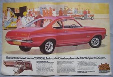 1972 Vauxhall Firenza 2300 SSL Original advert No.2