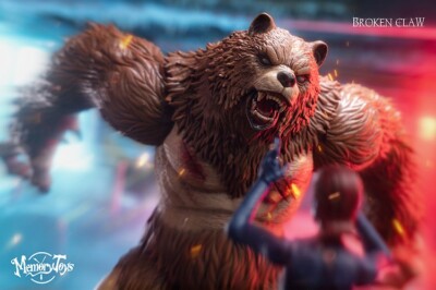 MEMORY TOYS Ancient Warcraft Berserker Bear Man Druid 1/12 9in PVC