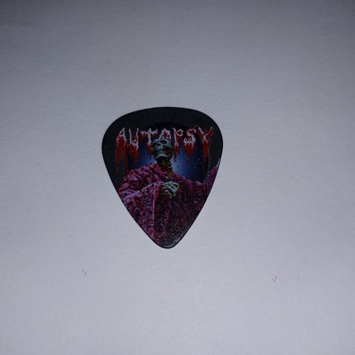 AUTOPSY Band Logo & Signature Milwaukee Metal Fest 2024 Stage Used GUITAR PICK