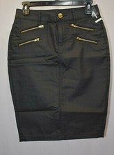 EXPRESS BLACK ZIP POCKET PENCIL SKIRT SZ 4 NEW WITH TAG