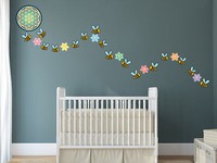 Wandtattoo Bienen Wandaufkleber FüR Kinderzimmer Wandsticker 13
