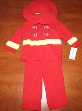 NEW CARTERS BABY FIREFIGHTER HALLOWEEN COSTUME 3-6M 6-9M NWT
