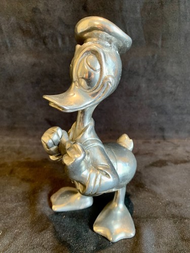 Super-RARE 1970 Donald Duck Metal Figure 134/200 Gibson Walt Disney Prod 7.125"H - Picture 6 of 14