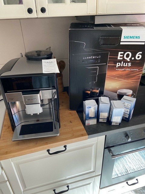Siemens Eq.6 Plus Extraklasse Te657f03de Edelstahl Kaffeevollautomat Siemens TE657F03DE EQ.6 plus extraKlasse Kaffeevollautomat - Edelstahl