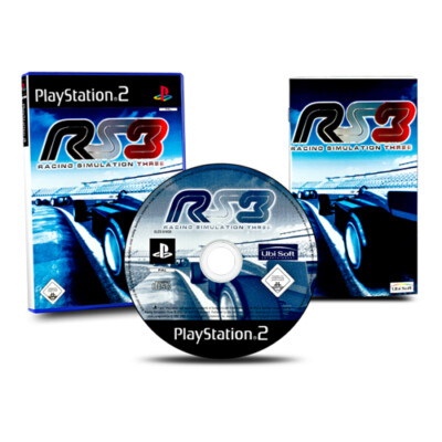 Playstation 2 PS2 Spiel Rs3 Racing Simulation 3 in OVP mit Anleitung