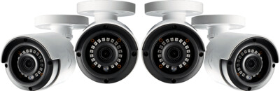LOREX 4-Pack Lorex  LAB223 2MP  Bullet Cameras + 60 ft Cable 1080p Infrared Nigh