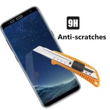 2-Pack Full Cover Tempered Glass Protector Samsung Galaxy S8 S9 Plus Note 8