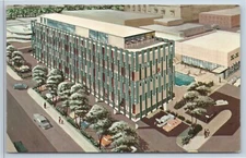 Postcard Town Pavilion Motel Macon GA Georgia Artist's Rendition Advertisement