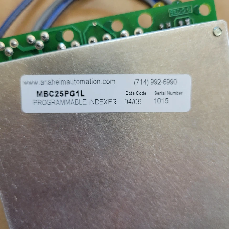 ANAHEIM AUTOMATION MBC25PG1L MICROSTEP DRIVER WITH PULSE GENERATOR - Image 3 of 4