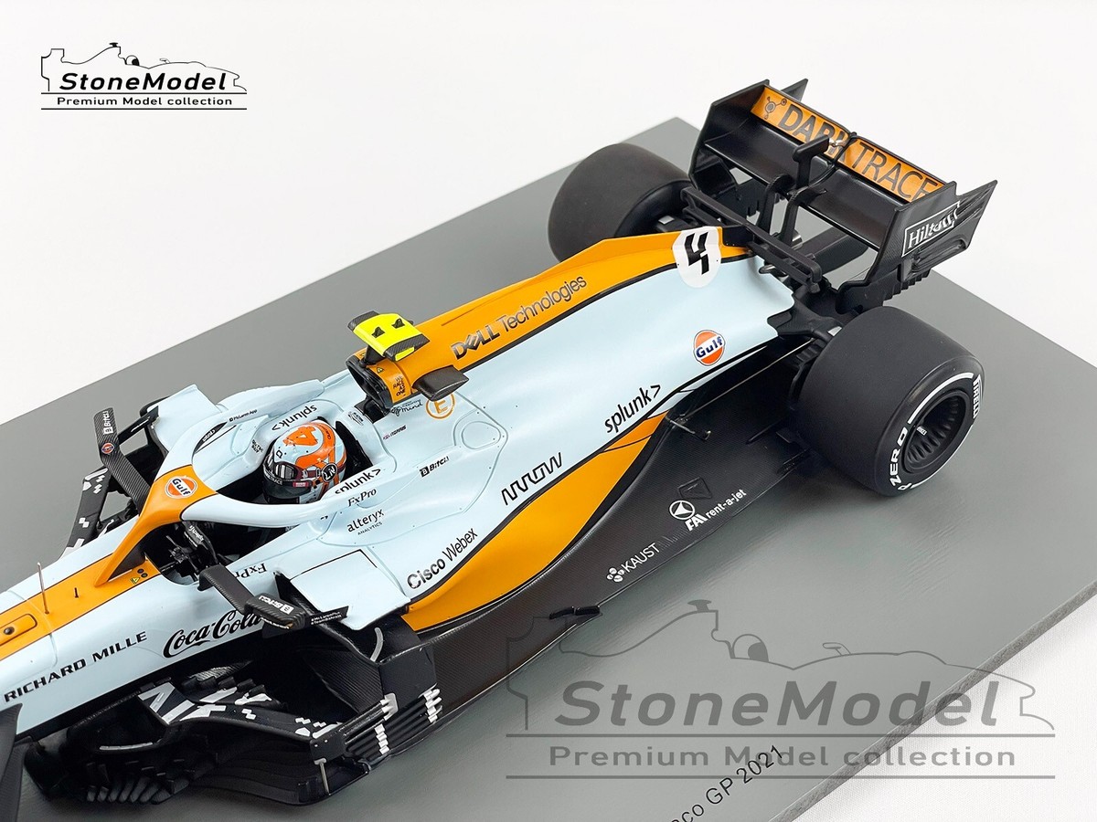 Mclaren F1 MCL35M Lando Norris Monaco 2021 Podium Gulf