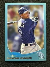 DESMOND JENNINGS #308 2013 Topps Baseball Wal-Mart Blue Tampa Bay Rays