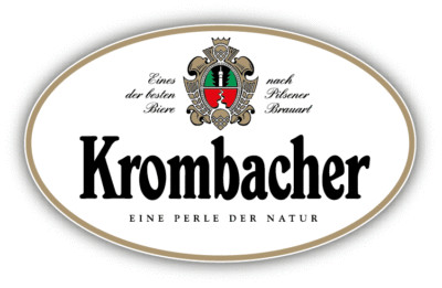 Krombacher Beer Logo Car Bumper Sticker Decal - 9'', 12'' or 14''