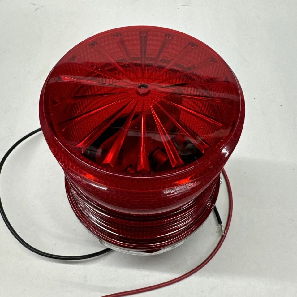 NUEVA SEÑAL FEDERAL FB2LED ADVERTENCIA SEÑALIZACIÓN ESTROBOSCÓPICA LUZ ROJA 12-24 VDC Serie A Foto 3 de 4