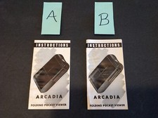 Arcadia Commander Viewer Instruction Booklet You Choose 9.99 Each
