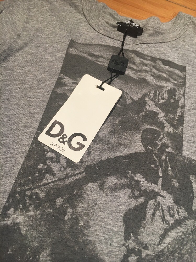 Brand New Authentic D&G DOLCE GABBANA Baby T Shirt Top Printed 3 
