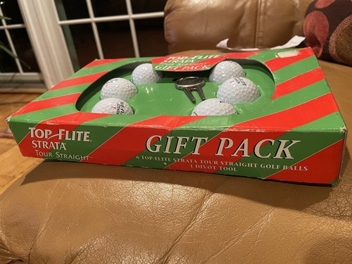 Top Flite Strata Tour Golf Balls Set Christmas Gift Callaway Golf 2004 New Vtg - Picture 5 of 6