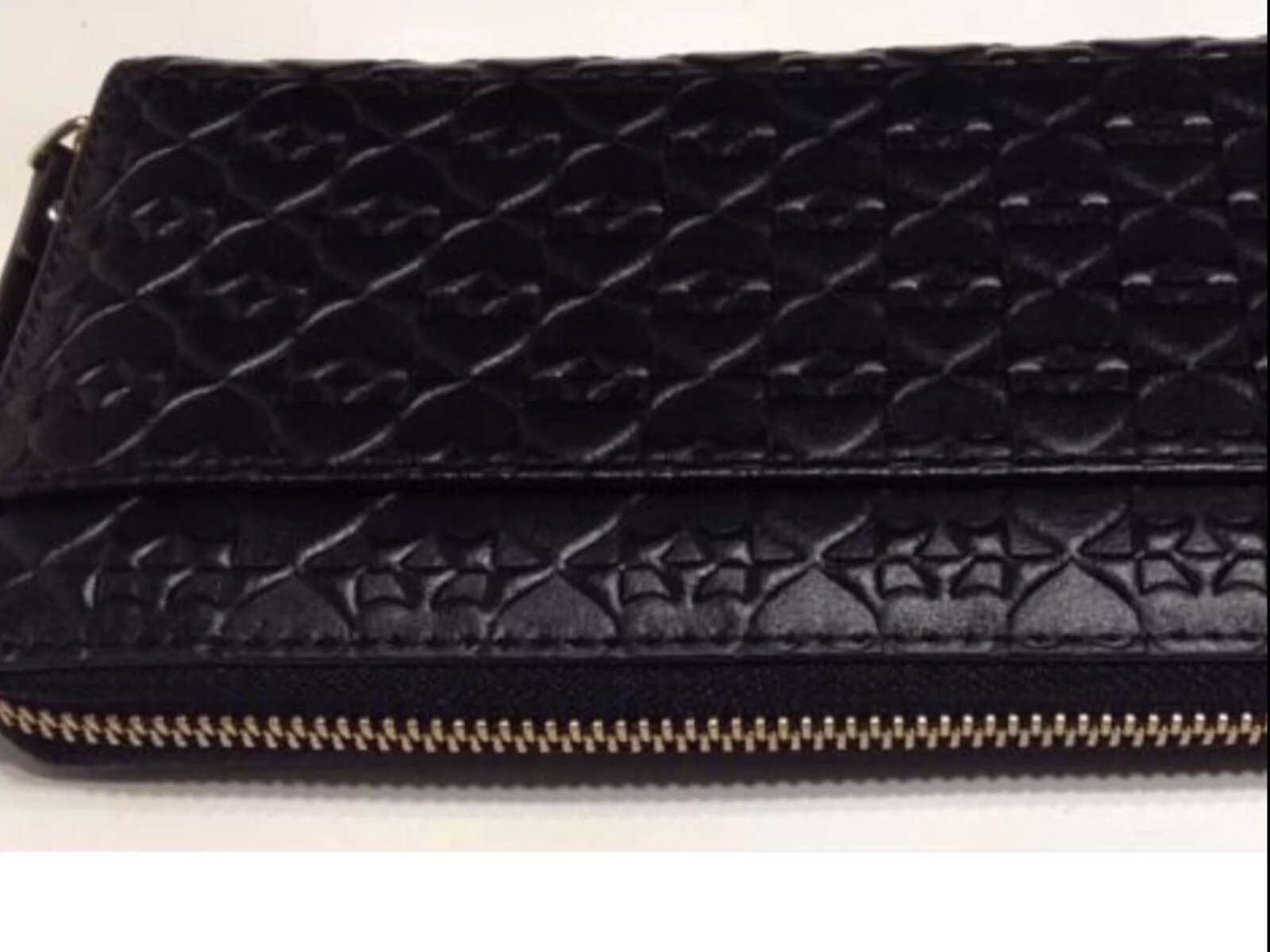 kate Spade NEDA Penn Place Embossed In Black Leather RRP $169 image 6