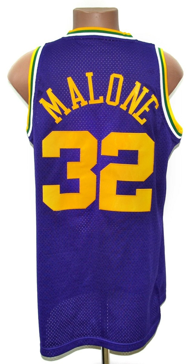NBA UTAH JAZZ BASKETBALL SHIRT JERSEY ADIDAS SIZE M #32 MALONE