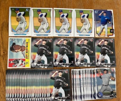 (x45 Lot) Jeff Hoffman 2014 Bowman Draft #6 CHROME 1st Bowman Rookie RC Phillies