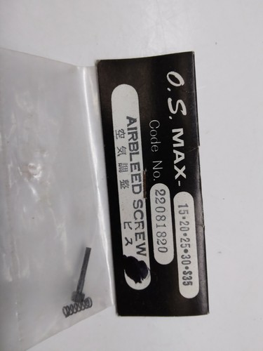 Vite airbleed OS Max-15,20,25,30,S35 per motore modello OS - Foto 2 di 3