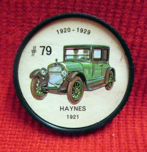 Jello / Hostess Car Coin #79 Haynes Famous Car Series 1920 1929 hblc2