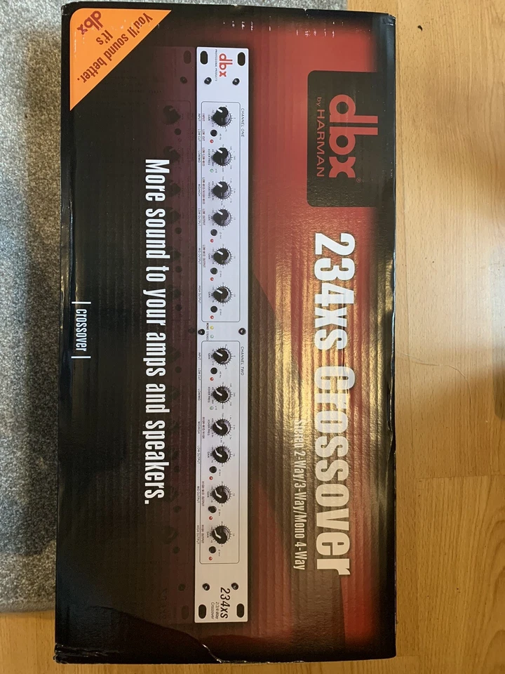 DBX 234 XS Stereo 3-Way Mono 4-Way Crossover - Image 2 of 4