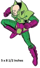 Classic Lex Luthor Superman Supervillain Peel Stick Wall Decal Sticker DC Comic